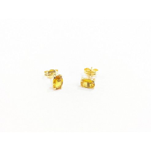 Pendientes piedras de color