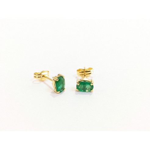 Pendientes piedras de color