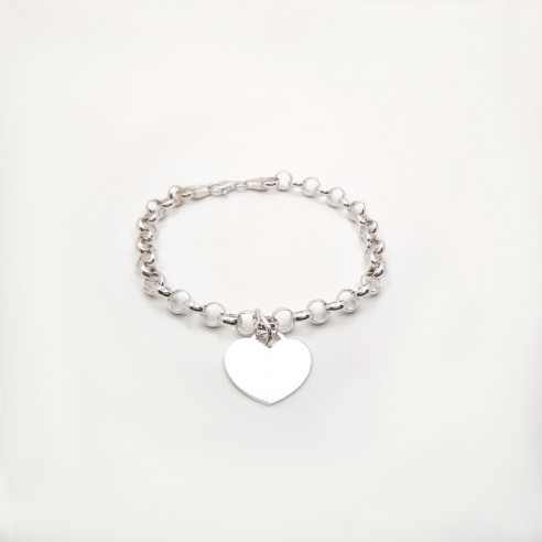 Pulsera "Rolo corazón"