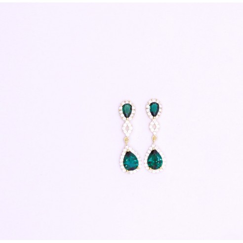 PENDIENTES ESMERALDA