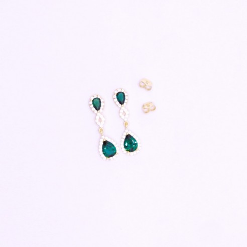 PENDIENTES ESMERALDA