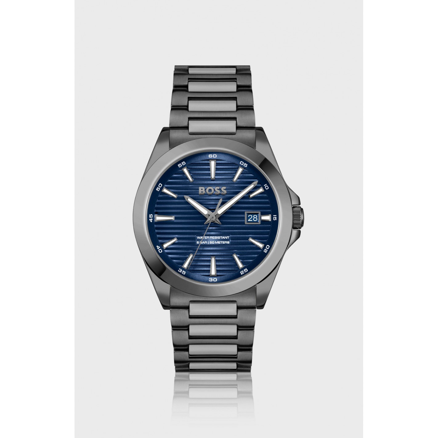 Reloj chapado en gris con... 2