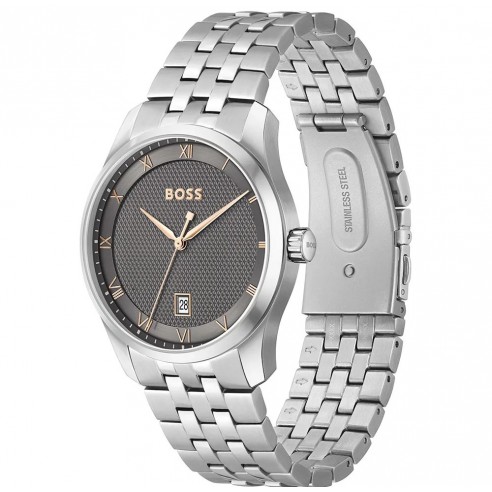 Reloj Boss Principle Hombre Plateado...