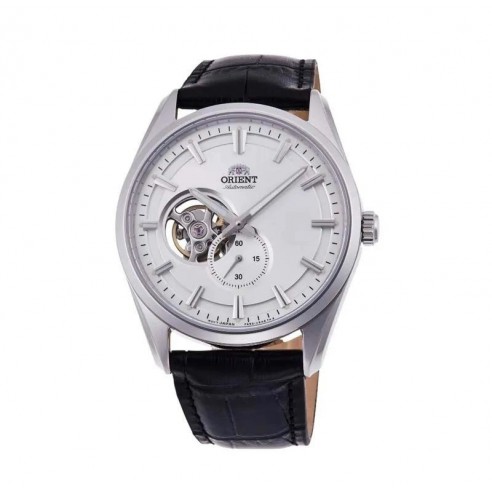 Reloj Orient Hombre Piel Negra...