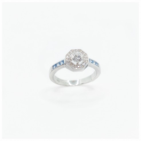 Anillo "Hexágono"