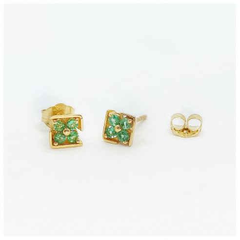 Pendientes Esmeraldas