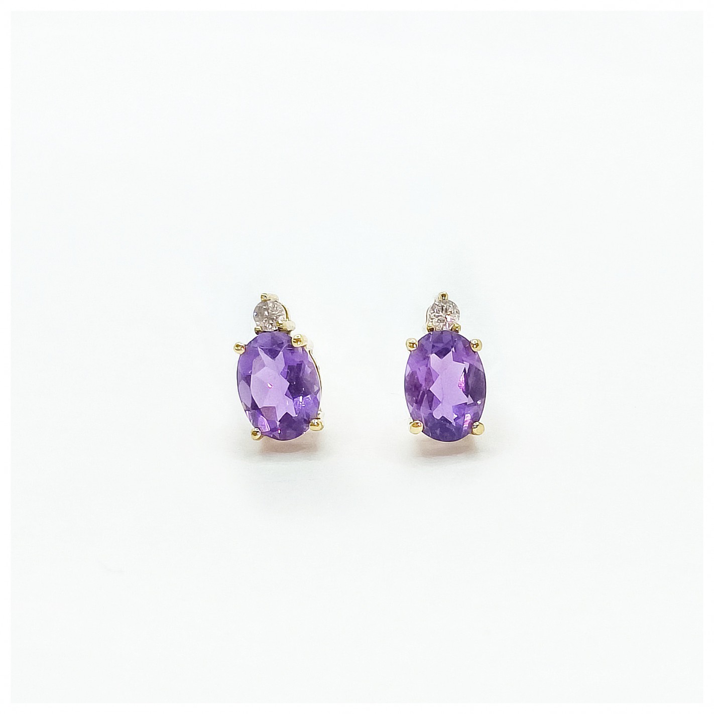 Pendientes Amatista.