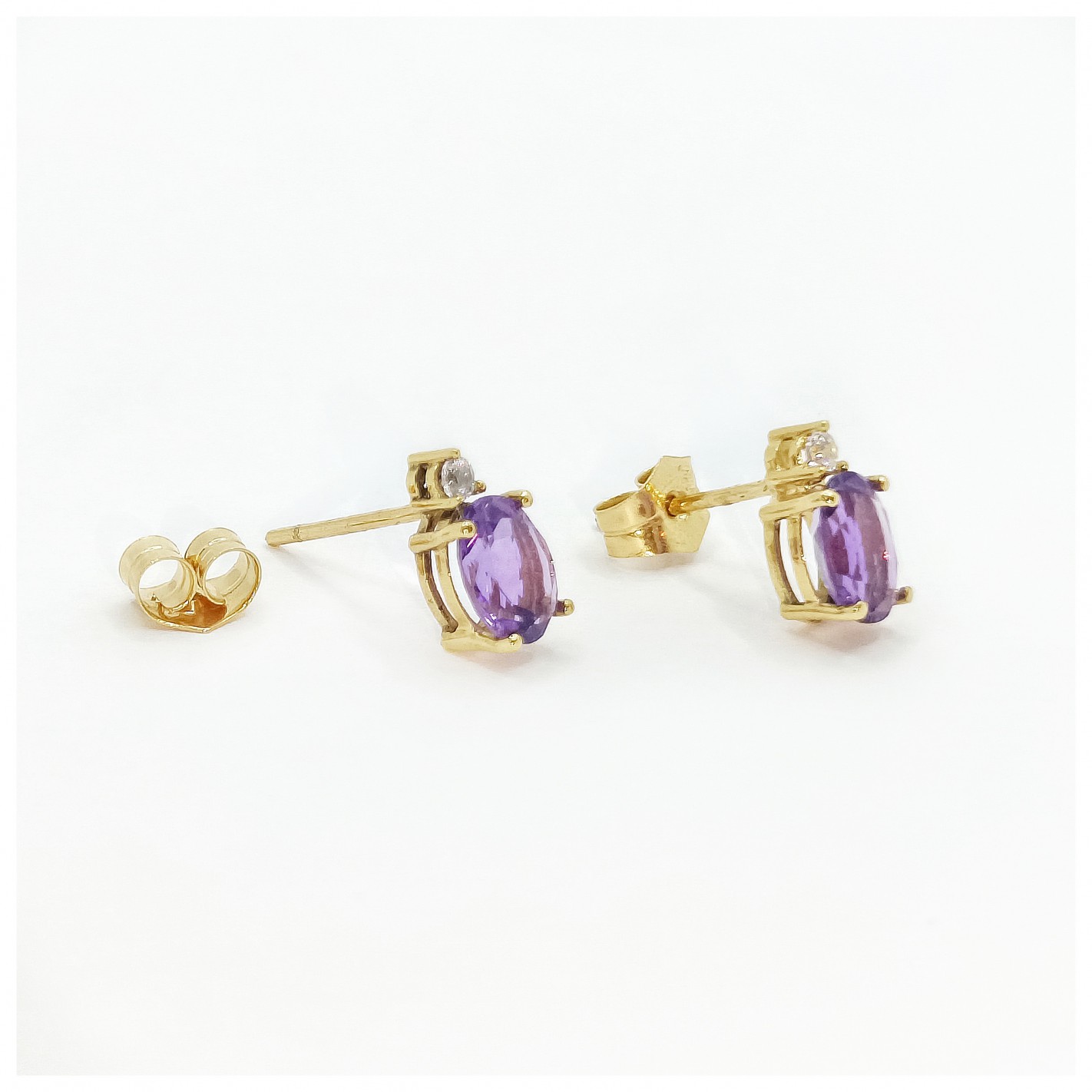Pendientes Amatista. 2