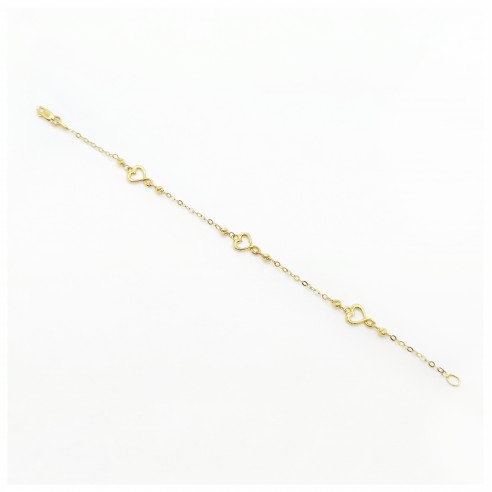 Pulsera Corazones.