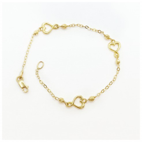 Pulsera Corazones.