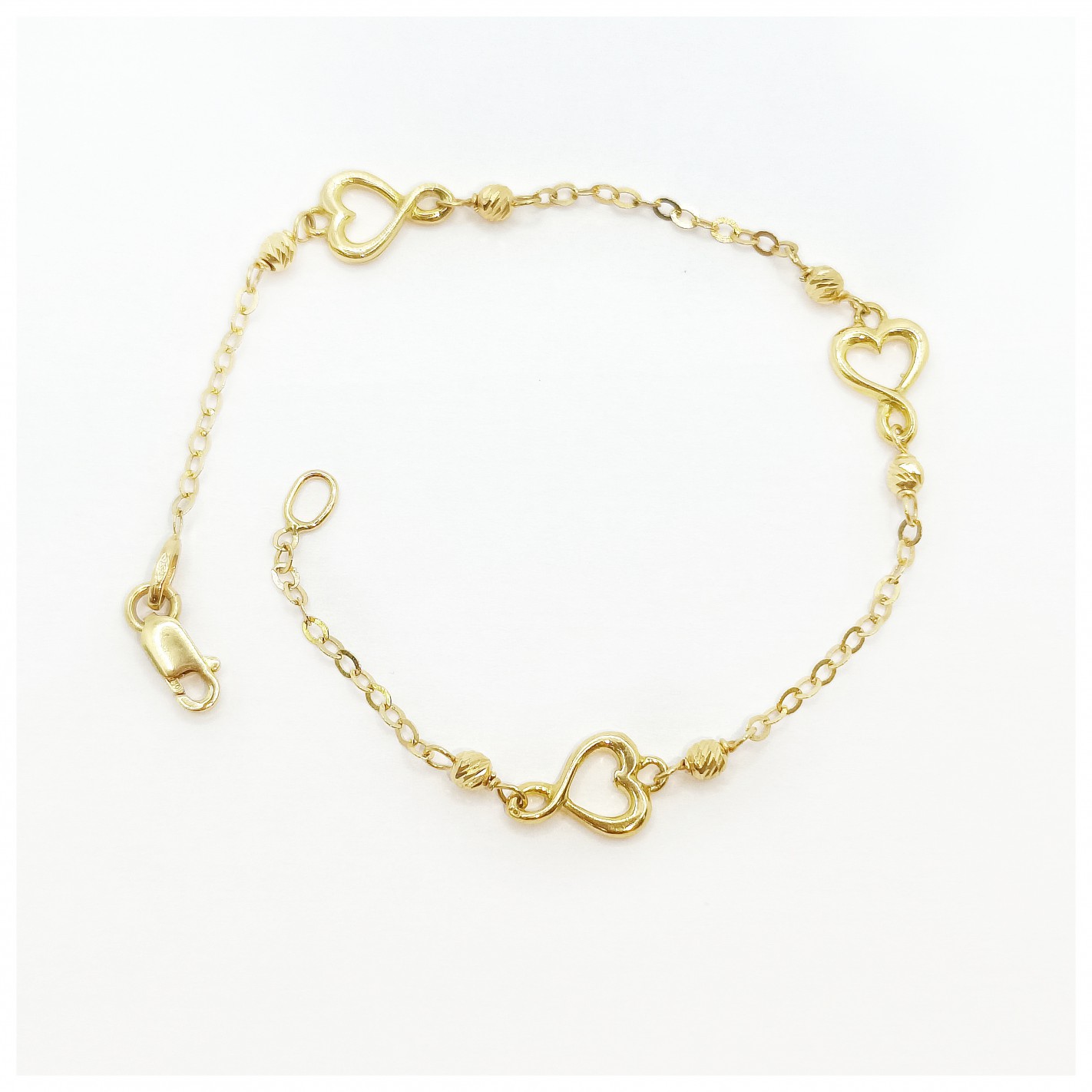 Pulsera Corazones. 2