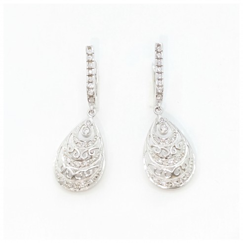 Pendientes Oro Blanco