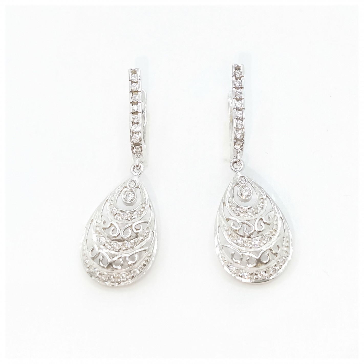 Pendientes Oro Blanco