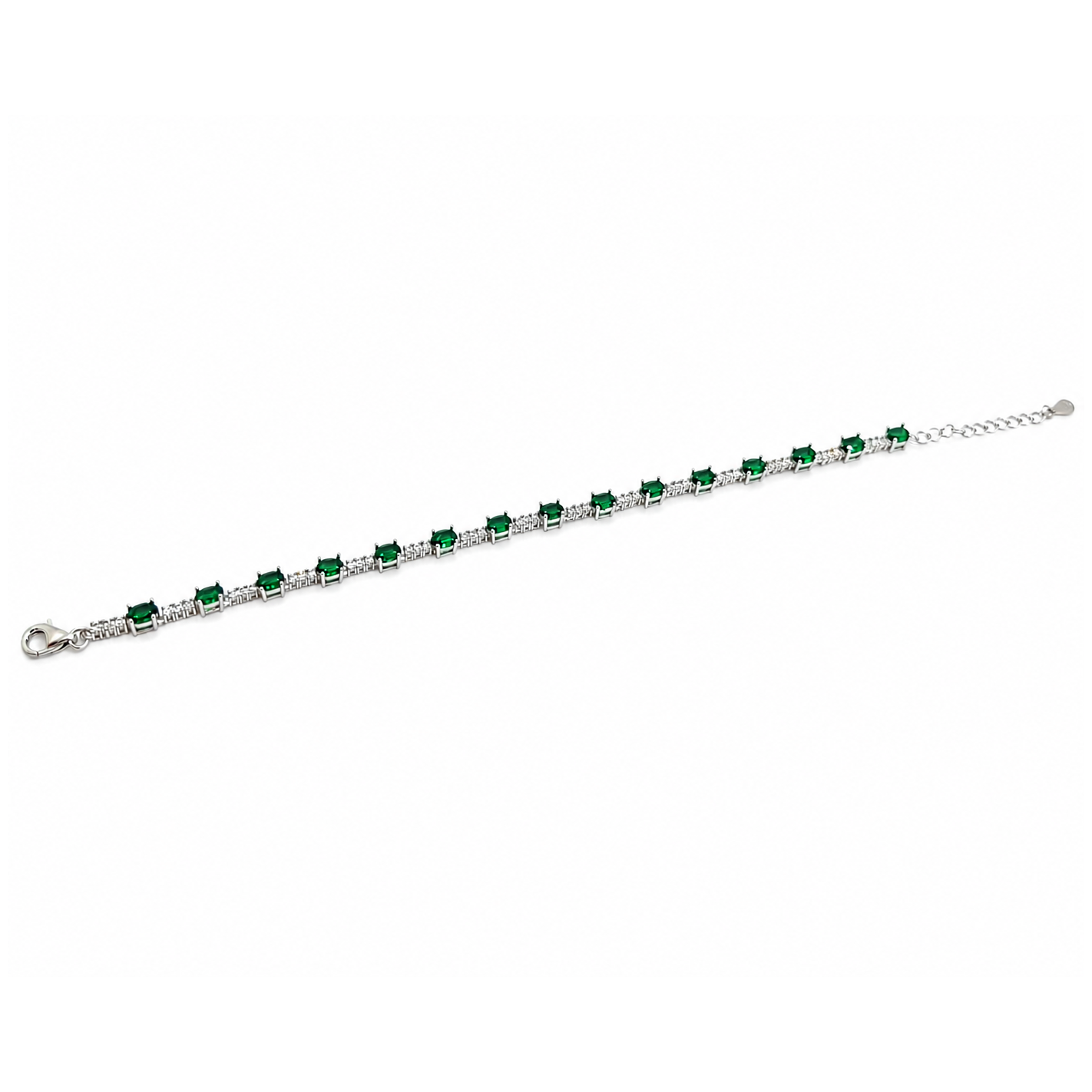 Pulsera de plata circonitas...
