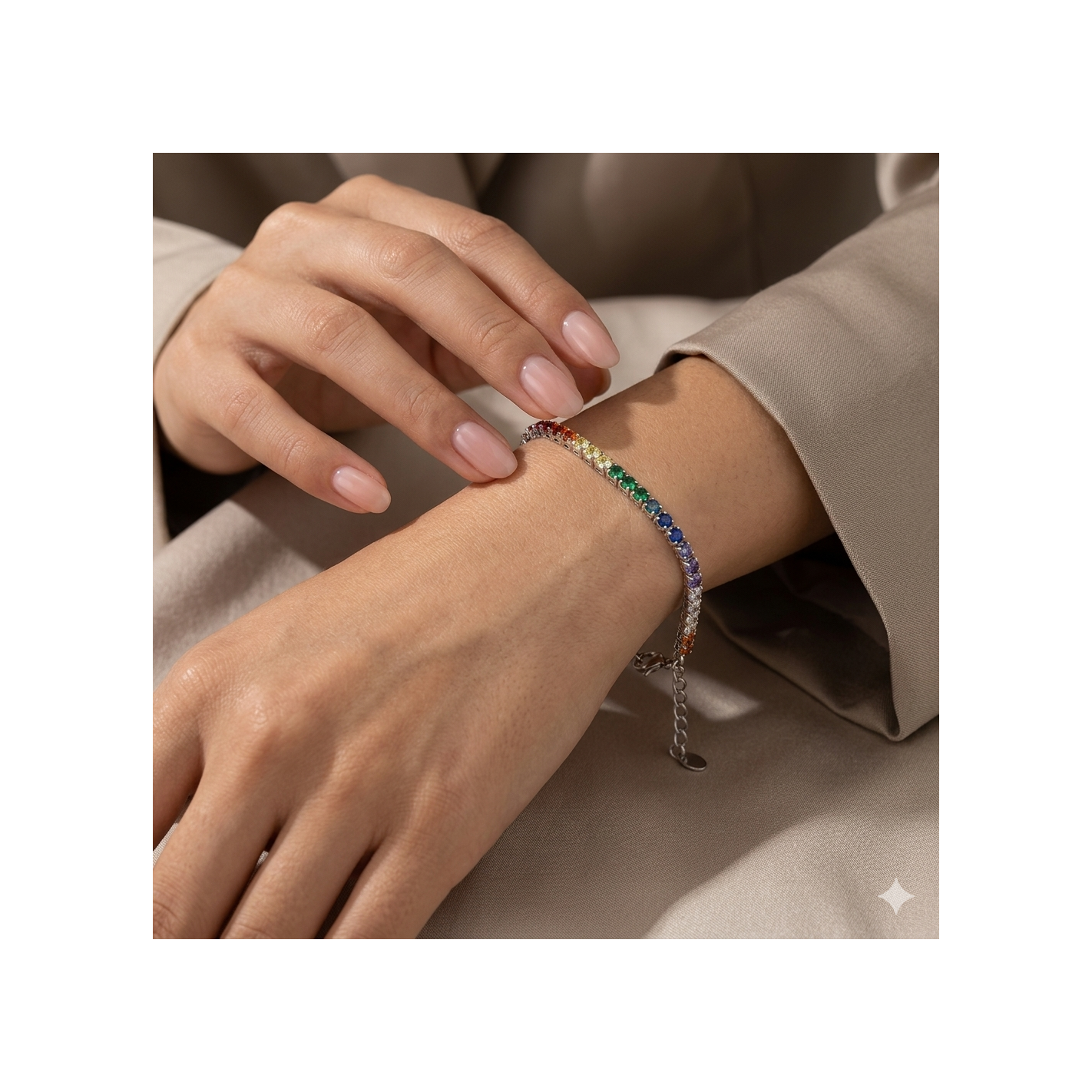 Pulsera Riviere "Arco Iris" 2