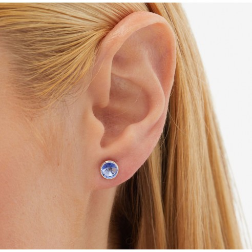 PENDIENTES BASIC LIGHT SAPPHIRE