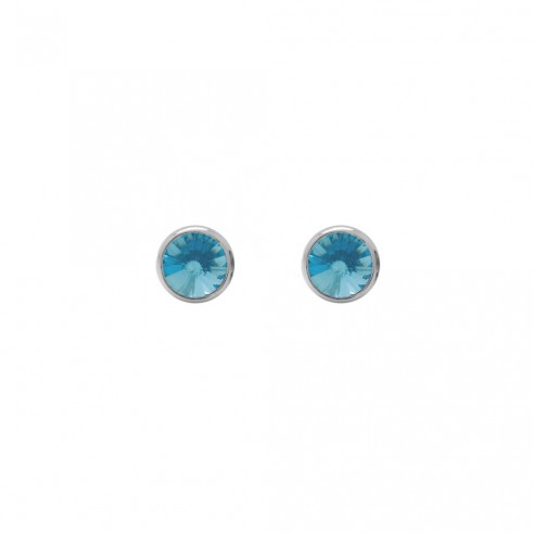 PENDIENTES BASIC AQUAMARINE