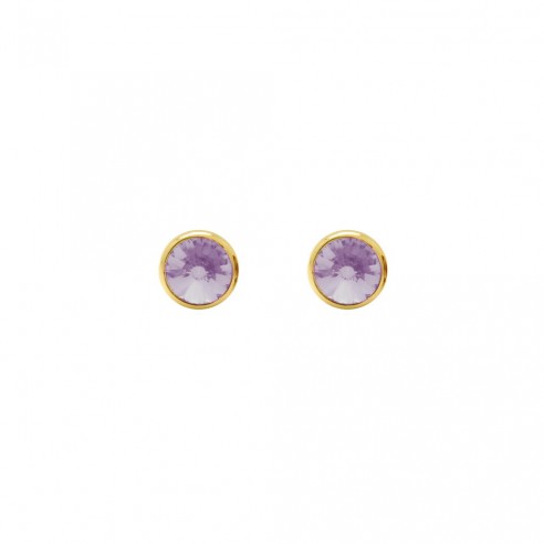 PENDIENTES BASIC VIOLET